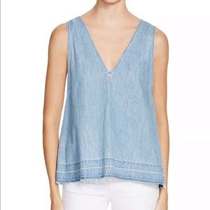 Rag & Bone Denim Kenton Drape Tank Top NWT $185